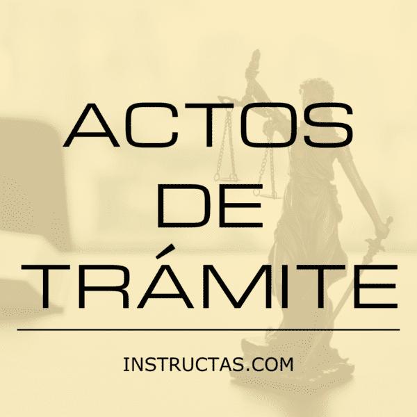 actos de trámite